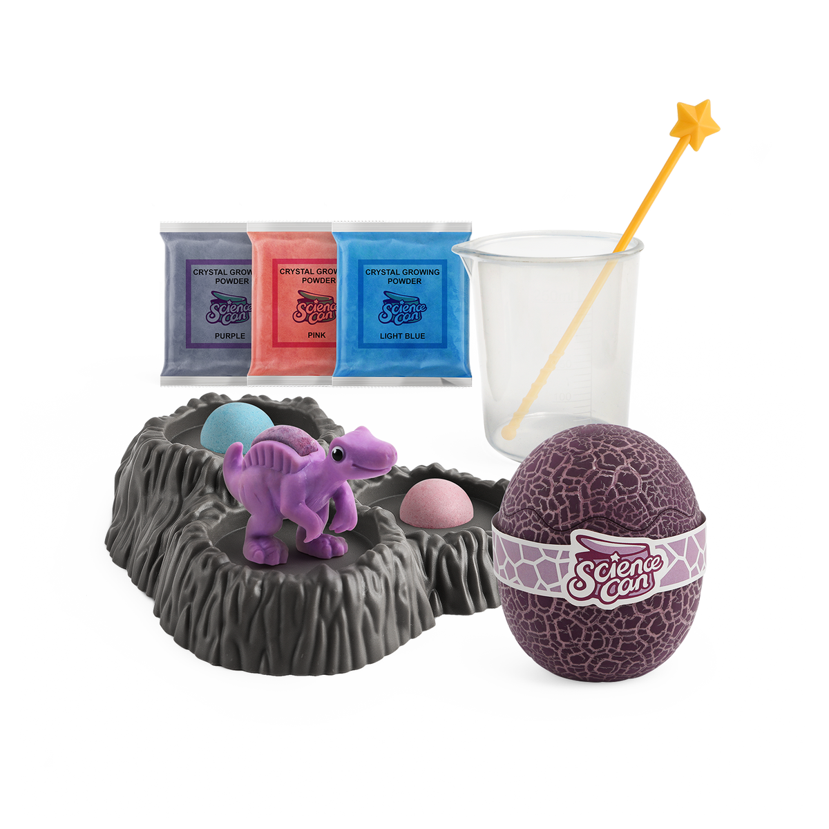 Build Your Own Crystal Garden Crystal Dinosaur Growing Kit