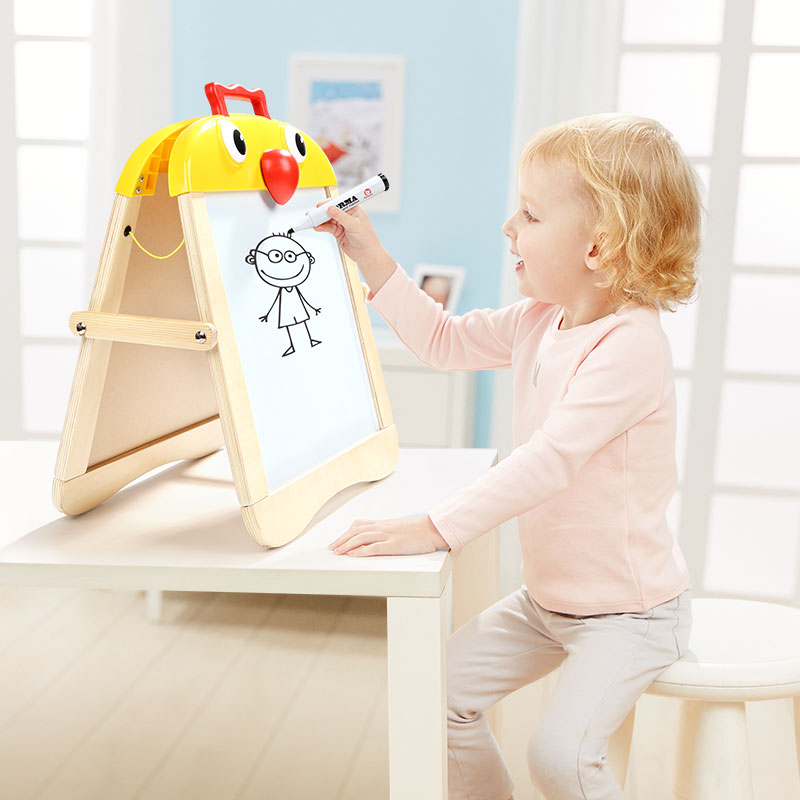 Double-sided blackboard toy for Children - Double-sided magnetic board