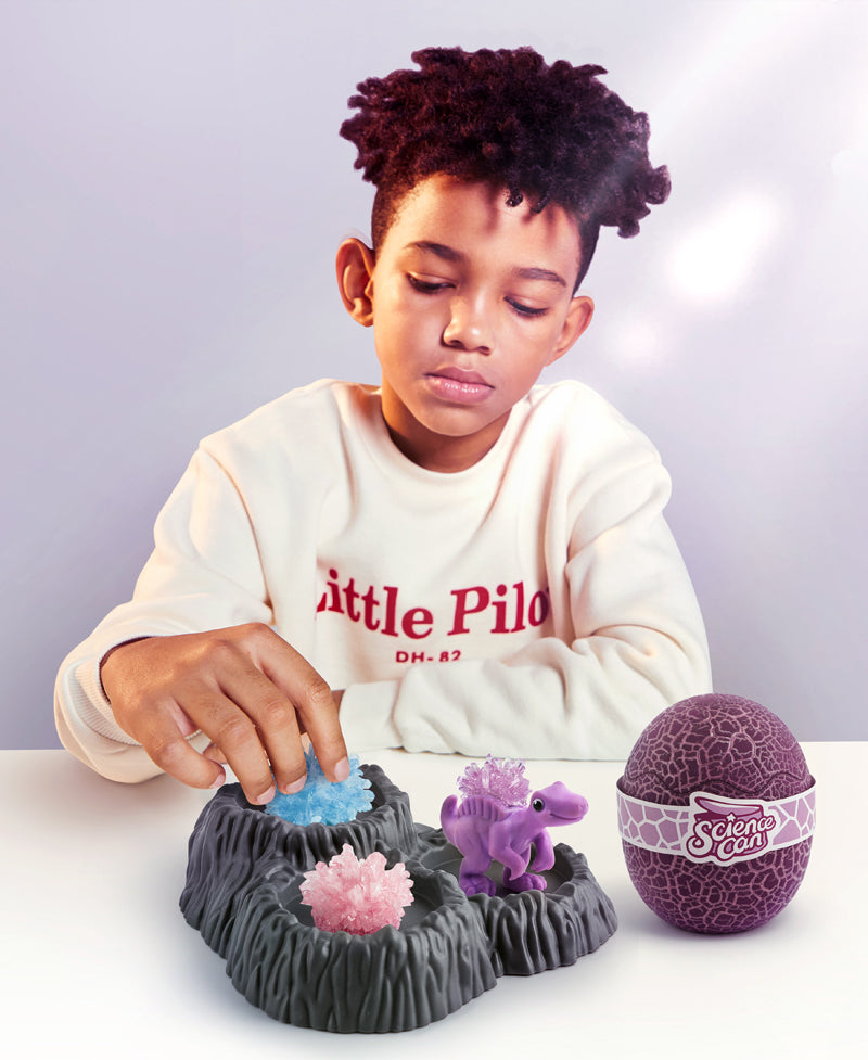 Build Your Own Crystal Garden - Crystal Dinosaur Growing Kit  - Crystal and Dinosaur