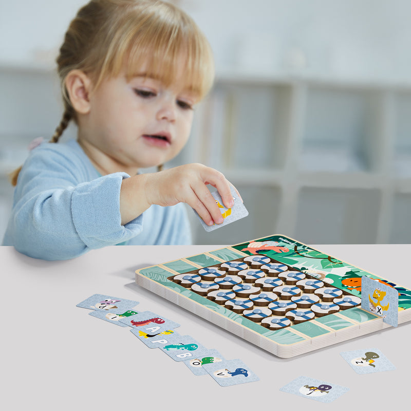 Dinosaur Alphabet Adventure Toy - Learn ABCs & Have Fun! - Dinosaur Alphabet Adventure: Explore ABCs Through Play!