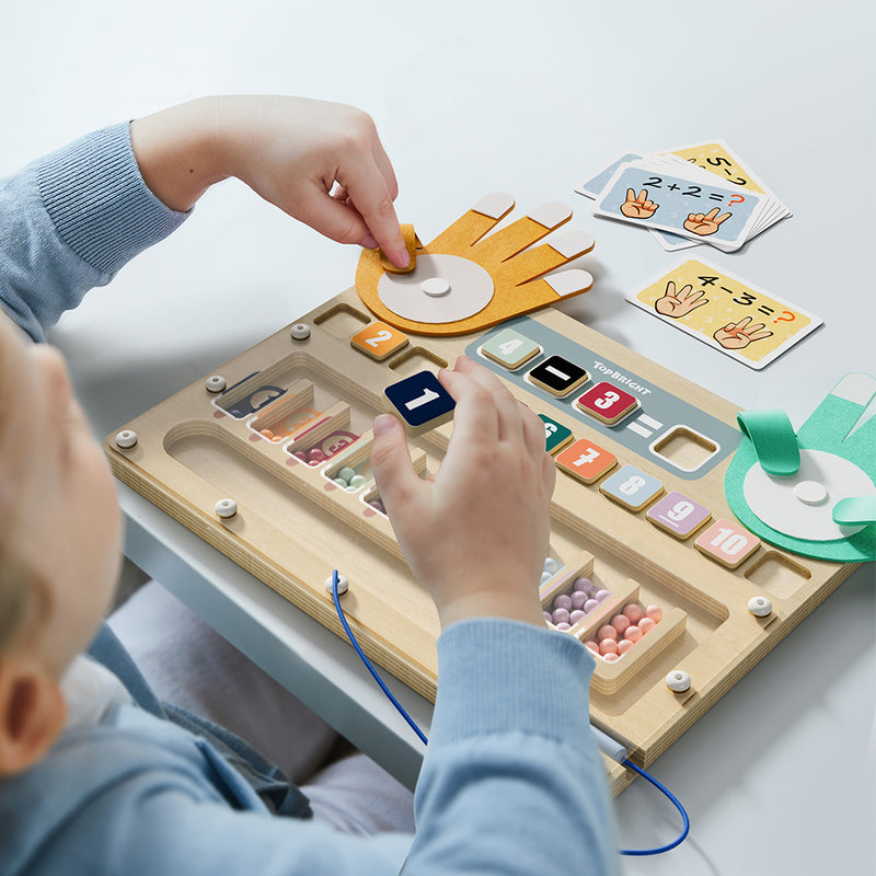 Fun Learning with Finger & Bead Math Toy for Kids - Unlock the Fun of Learning: Finger & Bead Math Game