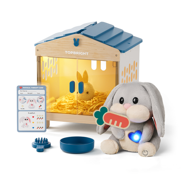Care Pets Mummy Bunny – Interactive Bunny Toy with Surprise Baby Bunny