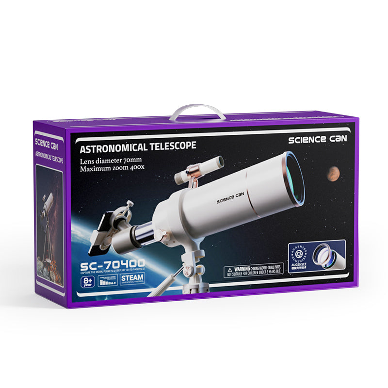 70mm Large Aperture Telescope for Kids and Beginners - 120X 