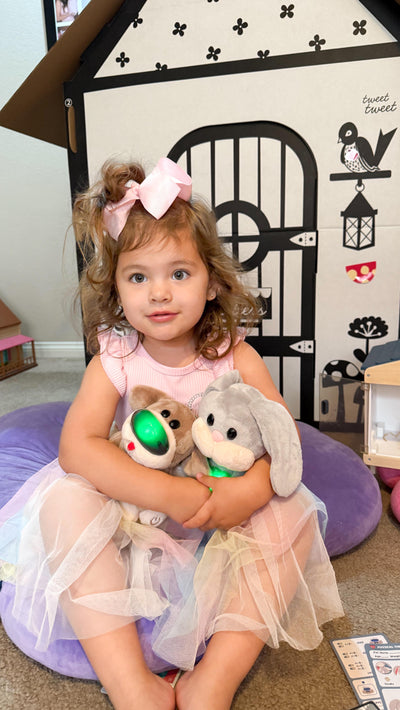 Avery is gonna be a veterinarian when she grows up and she is practicing starting now thanks to t...