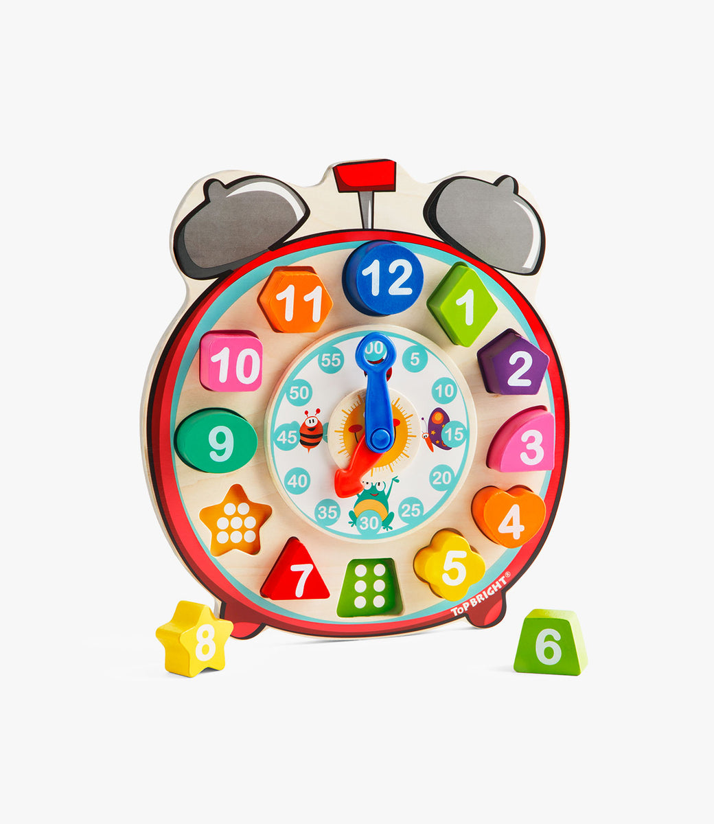 Wooden Shape Sorting Clock