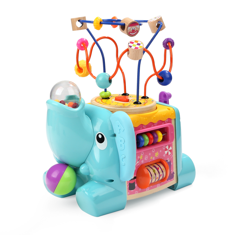 5 In 1 Elephant Activity Cube