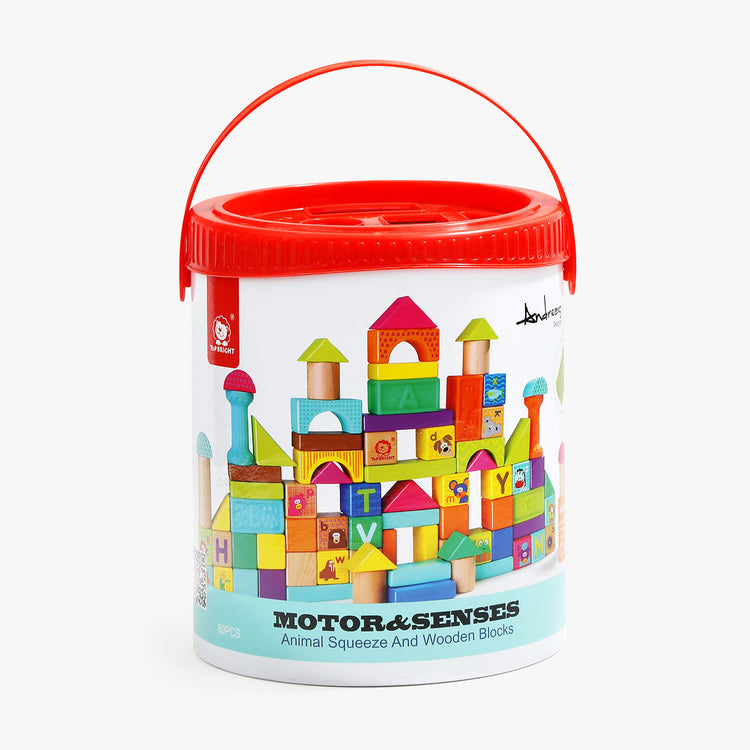 Animal Squeeze And Wooden Blocks