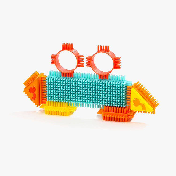 Wild Animal Bristle Building Blocks