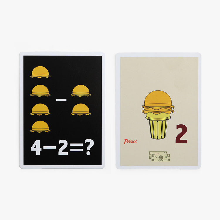 Colorful Number Cognitive Ice Cream Learning Box